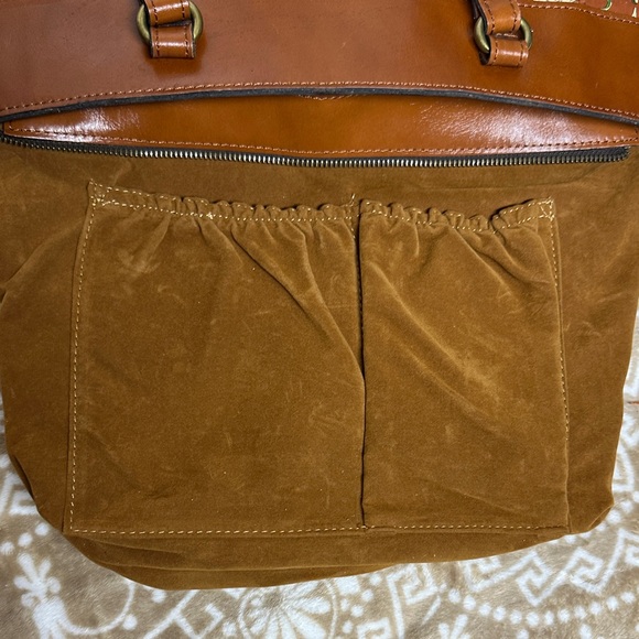 Patricia Nash New Vintage Botanical Floral Rayleigh Leather Tote Bag - Picture 10 of 14